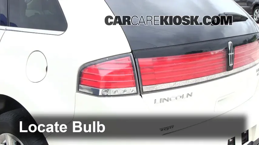 2007 Lincoln MKX 3.5L V6 Éclairage Feux de position arrière (remplacer ampoule)